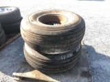 16.5L-16.1 8 HOLE WHEELS W/TIRES ***SOLD TIMES THE MONEY***