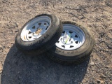 1 CARLISLE 5.30 - 12 5 HOLE RIM AND 1 TITAN 4.80 - 12 4 HOLE RIM