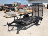 4 1/2' x 8' LAWN MOWER TRAILER