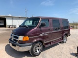 1998 DODGE RAM 7 PASSENGER VAN, AUTO, GAS