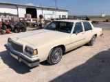 1984 BUICK LESABRE CAR, 4 DOOR, GAS SHOWS 83,449 MILES