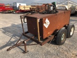 SHOPBUILT 300 GAL. DSL. TRAILER, TA, 12V. PUMP