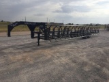 UNUSED INDUSTRIAS AMERICA 14 BALE HAY TRAILER
