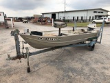 1965 JON BOAT 14' W/MOTOR...