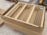 REAR DOOR STEPS FOR SEMI TRAILER