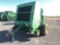 JD 568 ROUND BALER, MEGA WIDE, NET AND TWINE, SHOWS 8280 BALES,