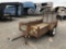 SHOPBUILT 4' X 8' TRAILER, SINGLE AXLE, BP, DROP