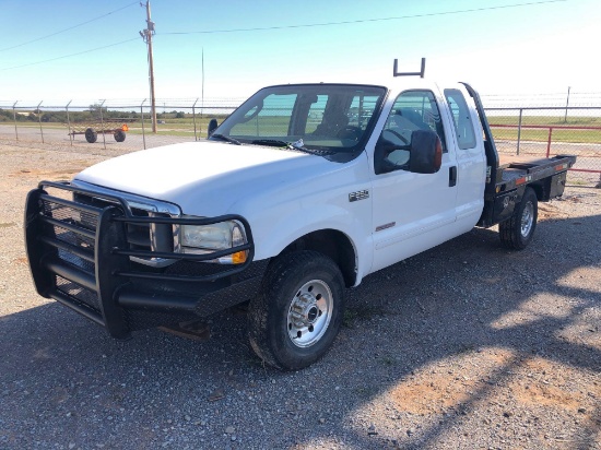 2003 FORD F250 PICKUP, EXT. CAB, 4X4, AUTO, DSL.,