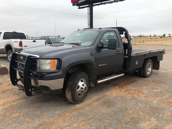 2011 GMC 3500 DURAMAX DSL. PICKUP, SINGLE