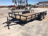 2006 LONE STAR 7' X 16' UTILITY TRAILER,