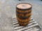 OU WOODEN WHISKEY BARREL