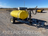 500 GAL. SPRAYER, SA, PULL TYPE, BOOMLESS, SPRAY GUN