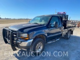 2000 FORD F250 PICKUP, 4X4, 5 SPD. MAN. TRANS.,