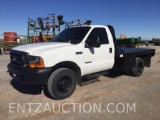 2001 FORD F350 SUPER DUTY PICKUP, 4X4, SINGLE CAB,