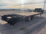 20' +5' DOVETAIL FLATBED TRAILER, GN, TOOLBOX, TA