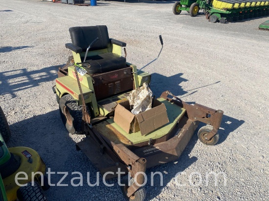 GRASSHOPPER ZERO TURN MOWER, 54" DECK, GAS,