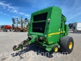 JD 568 BALER, MEGA WIDE, NET AND TWINE,