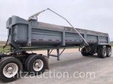 1996 CLEMENT END DUMP, 35', ELECTRIC FRONT TO BACK