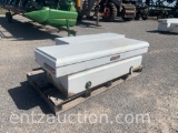 (1) RKI PICKUP BED TOOLBOX (1) WEATHER GUARD