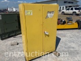 FLAMMABLE LIQUIDS METAL STORAGE CABINET