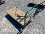 GREEN METAL CART WITH CABLE