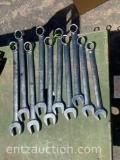 10 SNAP ON WRENCHES 15/16