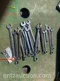 17 SNAP ON OPEN END WRENCHES