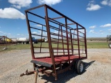 PORTABLE CATTLE LOADING CHUTE, STEEL FLOOR