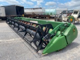 JD 625F HYDRAFLEX HEADER, FORE AND AFT, PICKUP REEL,