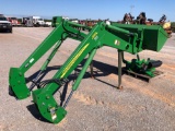 JD 563 LOADER WITH BRACKETS, BUCKET