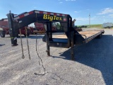 2015 BIG TEX FLATBED TRAILER, DUAL TANDEM, 1200LB