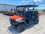 KUBOTA X1140 RTV, 4X4, HYD. DUMP BED,