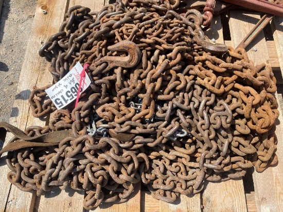 LOT OF MISC. CHAINS