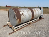 1,000 GALLON FUEL TANK WITH PUMP, DISPENSER