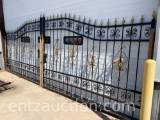 STEEL DECORATIVE GATES - 20', UNUSED