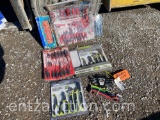 LOT OF NEW WRENCHES, SCREWDRIVERS, AND SOCKETS