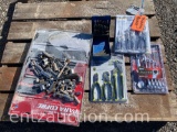 LOT OF LOCKING PLIERS, PLIERS, WRENCHES AND SOCKETS