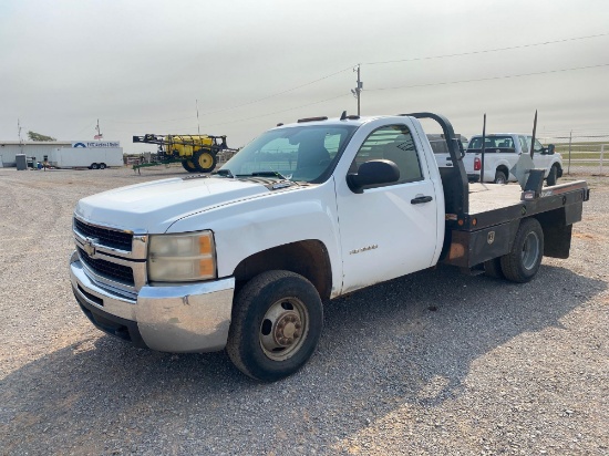 2007 CHEVY 1 TON CAB AND CHASSIS PICKUP, DUALLY,