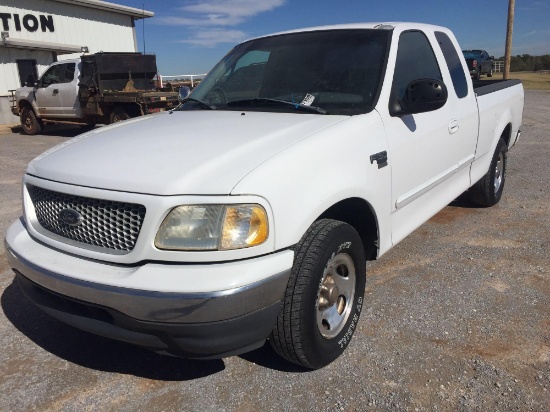 1998 FORD F150 PICKUP, TRITION V-8, EXTENDED CAB,