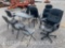 LOT OF OFFICE CHAIRS, FOLDING TABLE AND FOLDING