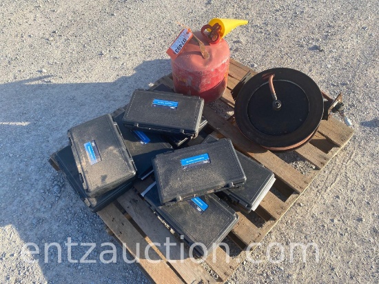 INCOMPLETE COMPRESSION TEST KITS, HOSE REEL WITH