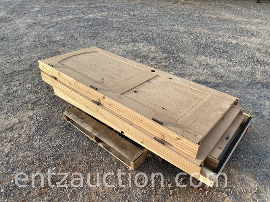 LOT OF NEW DOORS, 2-8 KNOTTY ALDER RH, 2-8