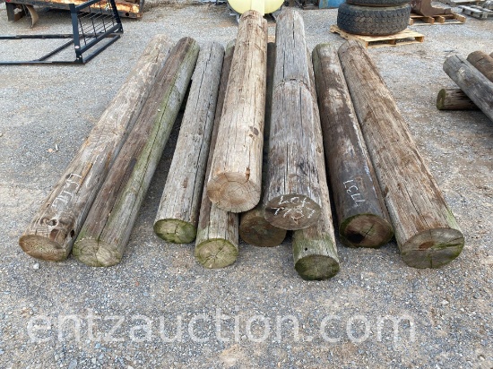 10" X 8'-9' WOOD CORNER POST ***SOLD TIMES THE