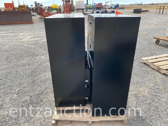 (2) 4 DRAWER FILING CABINETS