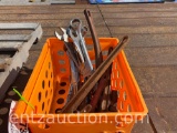 LOT OF MISC. PIPE AND OPEN END WRENCHES