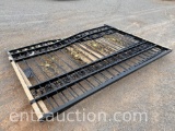 1 PAIR OF 20' DECORATIVE IRON GATES