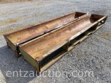 (2) 11' X 24' FEED TROUGHS