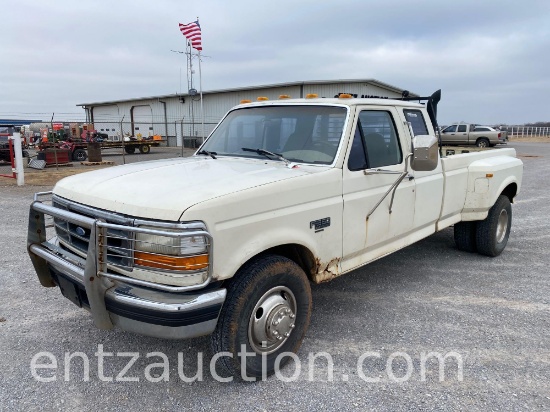 1994 FORD F350 PICKUP, SUPER CAB, DUALLY, 4X2,