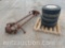 6 BOLT AXLES WITH WHEELS AND TIRES,