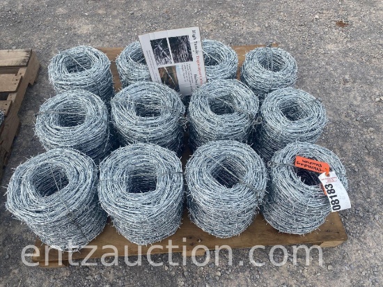 HIGH TENSILE BARBED WIRE, UNUSED,